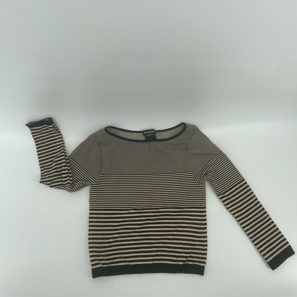 Bebe striped‎ crop top - Picture 3 of 7